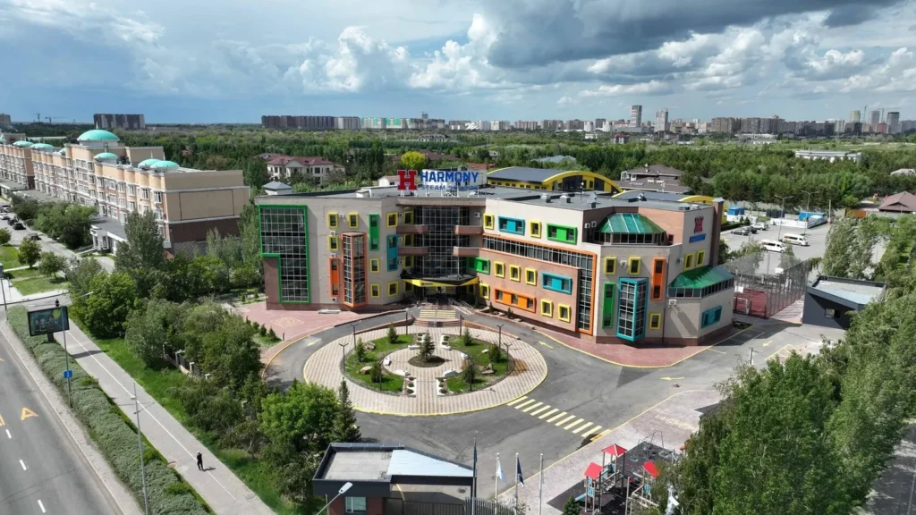 Действующее здание Harmony STEAM School в Астане