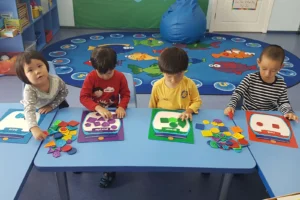 Занятие в дошкольной группе QSI International School of Astana