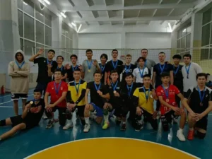 Волейбольная команда АГЭУ на спортивном мероприятии