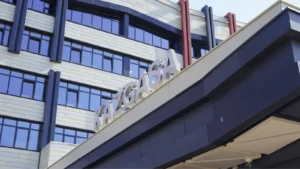Фасад учебного корпуса KazGASA
