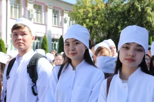 Студенты КазНМУ имени Асфендиярова