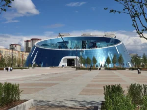 Вход в комплекс Шабыт КазНУИ