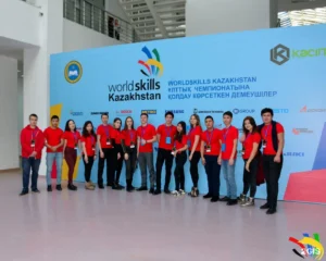 Команда Astana Polytechnic на соревнованиях WorldSkills